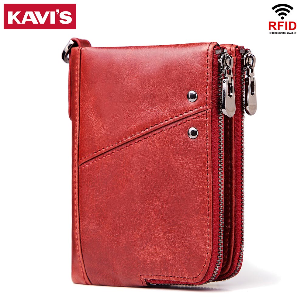 Women'S Bags At M&S - KAVIS Echtem Leder Frauen Brieftasche Weibliche