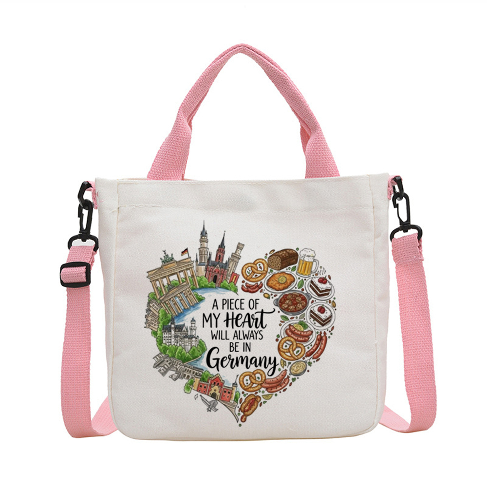 Women Bags Germany - Deutschland Tragetasche Schultertasche Canvas Sac Cabas