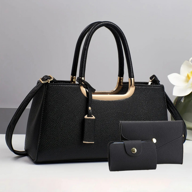 Women Bags Crossbody - Umhängetaschen aus PU-Leder, verstellbarer Riemen, schlichtes