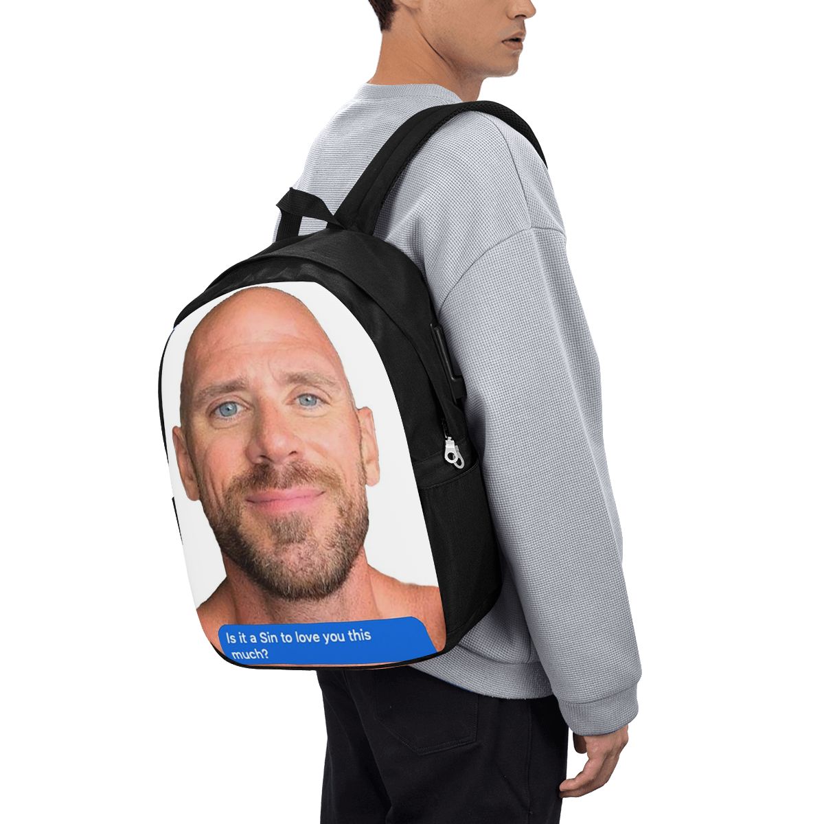 Women'S Bags Travel - Johnny Sins Flirty Text Bubble Rucksack,