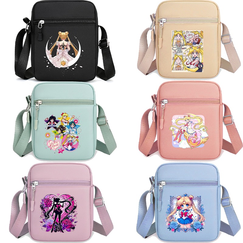 Women Bags Gift - Sailor Moon Umhängetasche, Unisex, niedliche Umhängetasche,