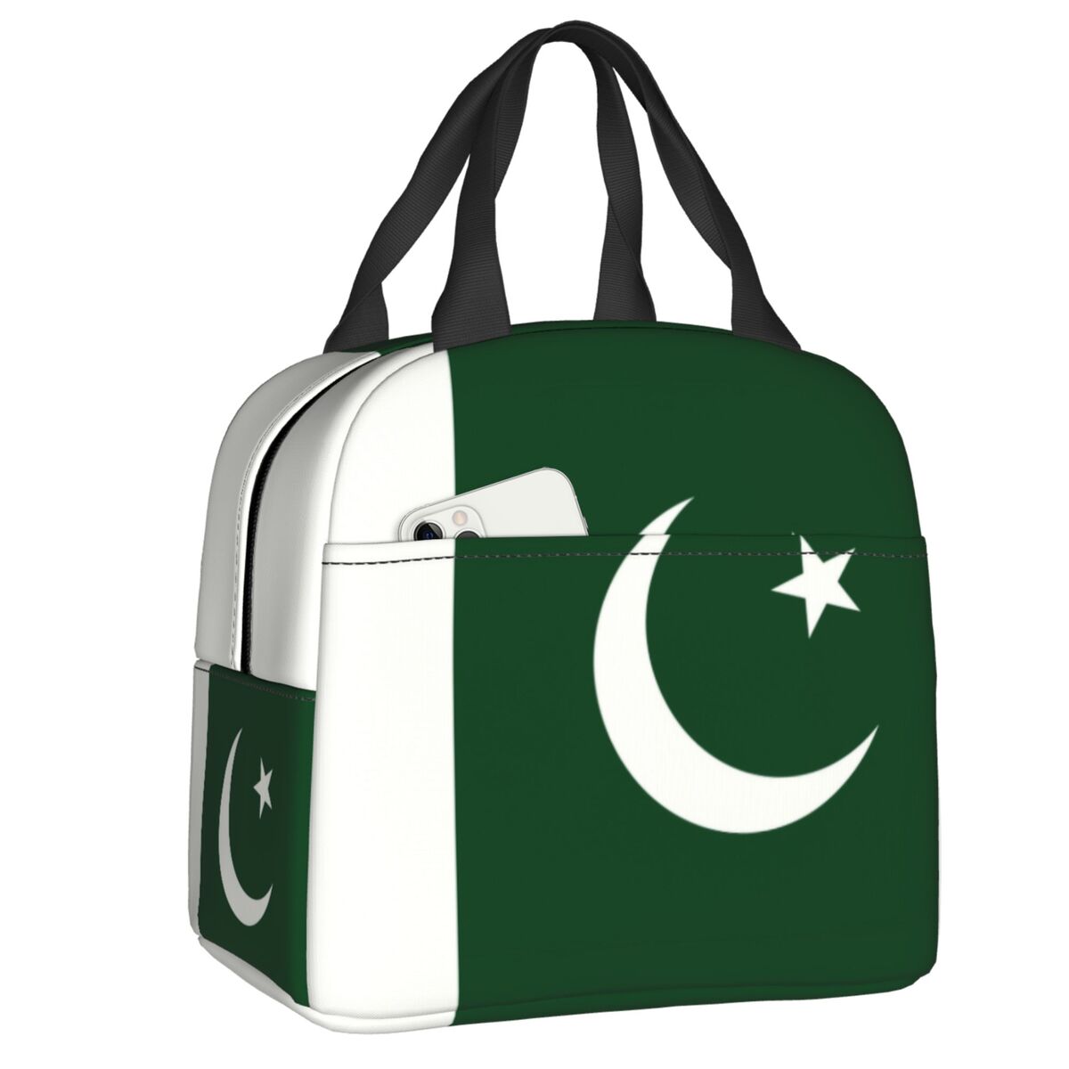 Women Bags Pakistan - Isolierte Lunch-Einkaufstasche mit individueller Flagge von