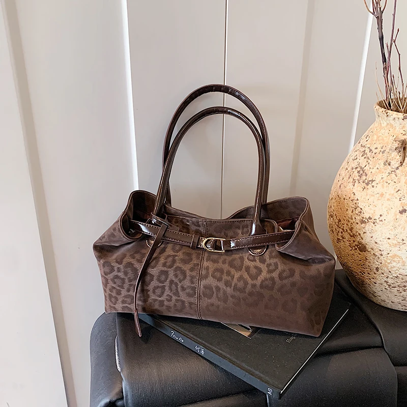 Women Bags Discount - Leopardenmuster, Nähgarn, Haspe, jugendlich, süße Umhängetaschen