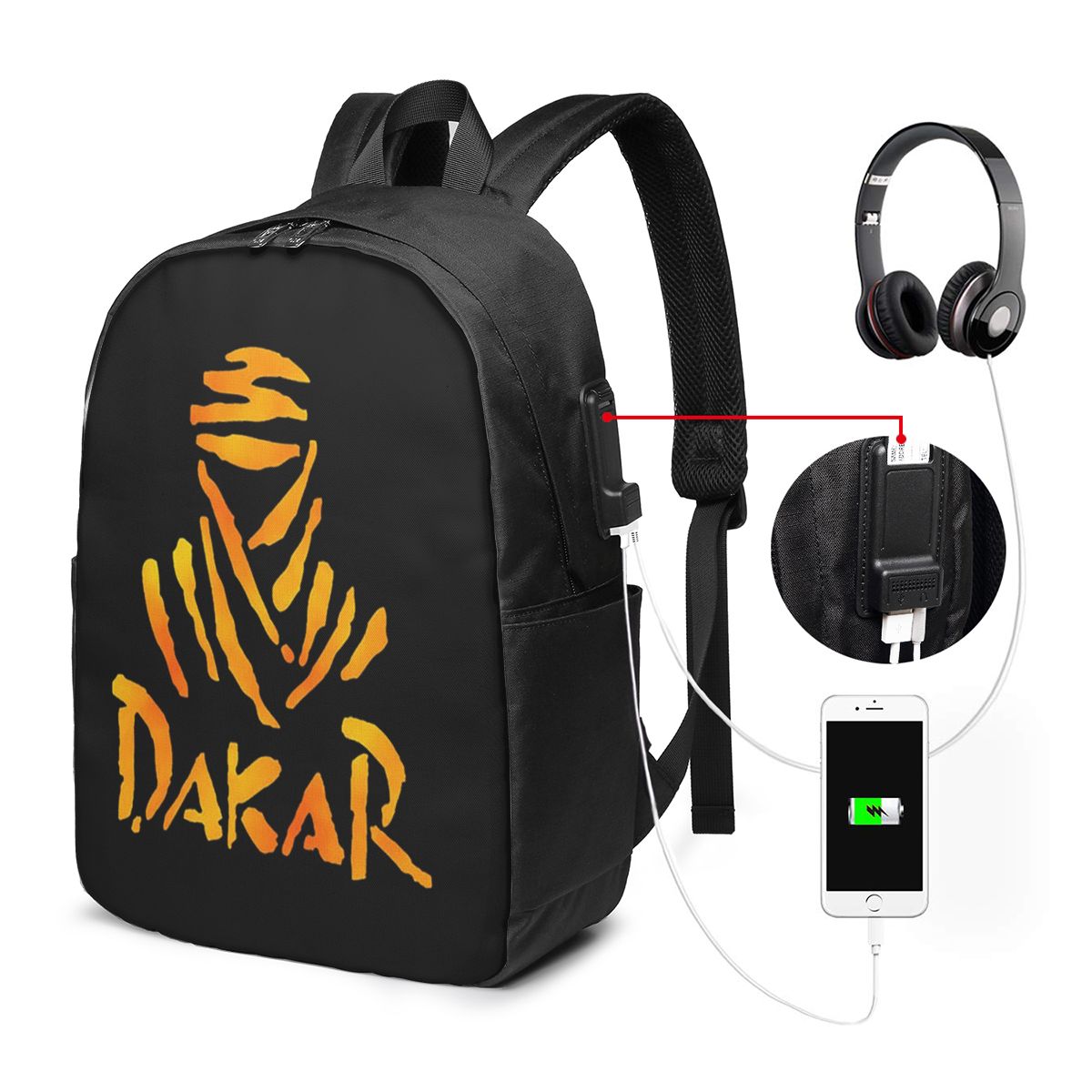Women'S Bags Travel - Dakar Rally Motorrad-Rucksack, Reise-Notebook-Tasche, Computer-Tasche für