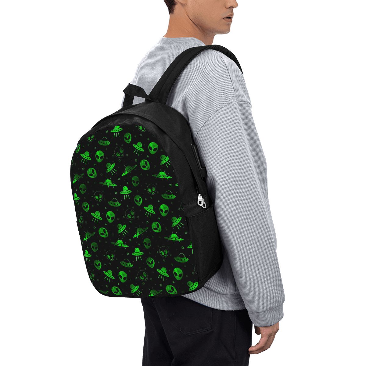 Women'S Bags Travel - Rucksack mit Alien- und UFO-Muster, Reisetasche
