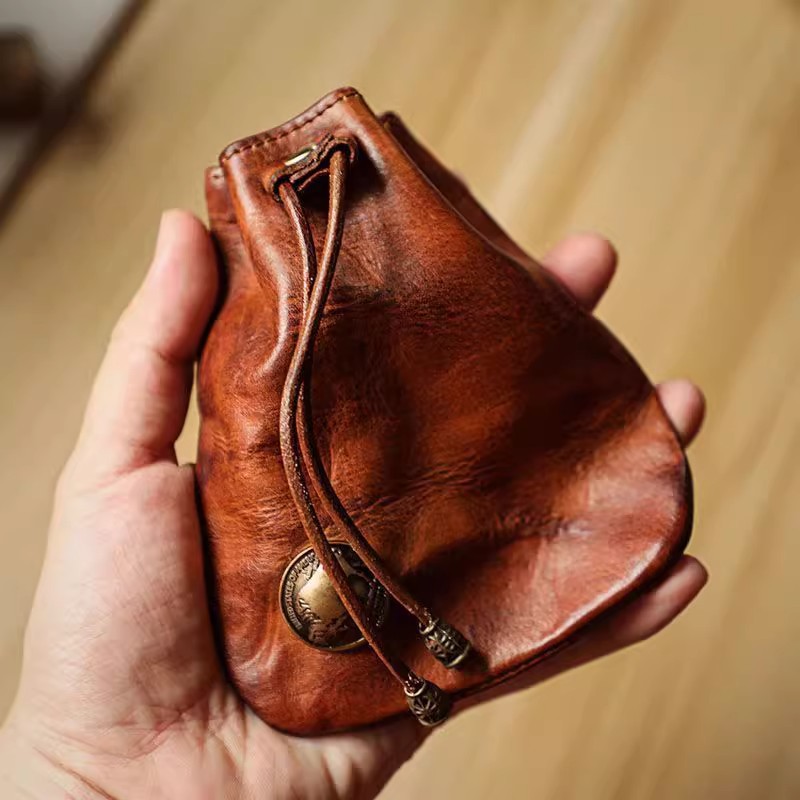 Women Bags With Wallet - Japanischer Stil, echtes weiches Leder, Mini-Geldbörse,