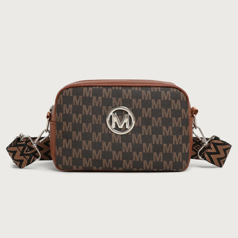 Women'S Bags At M&S - Retro M-Muster Design Damen Umhängetasche, Stilvolle