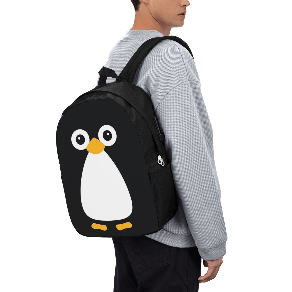 Women'S Bags Travel - Niedlicher Vektor-Pinguin-Rucksack, Reisetasche für Notebooks, Computer,