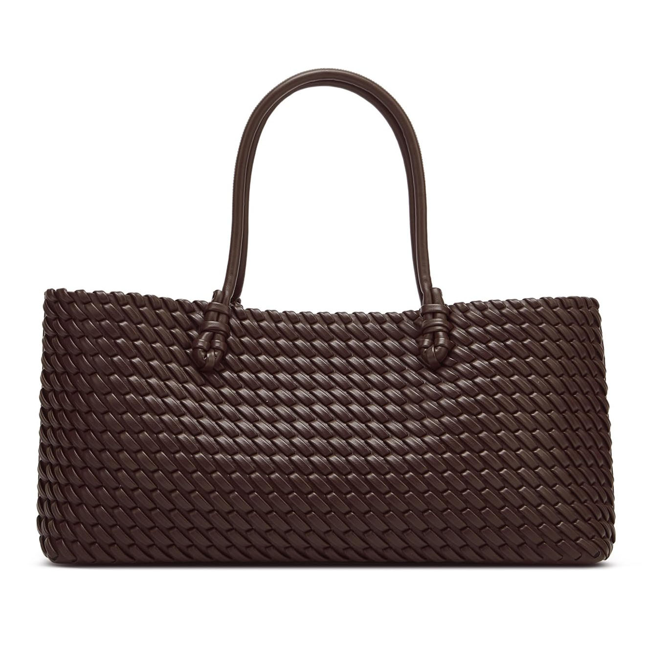 Women'S Vegan Bags - Gewebte Tragetasche für Damen, große Schulterhandtasche