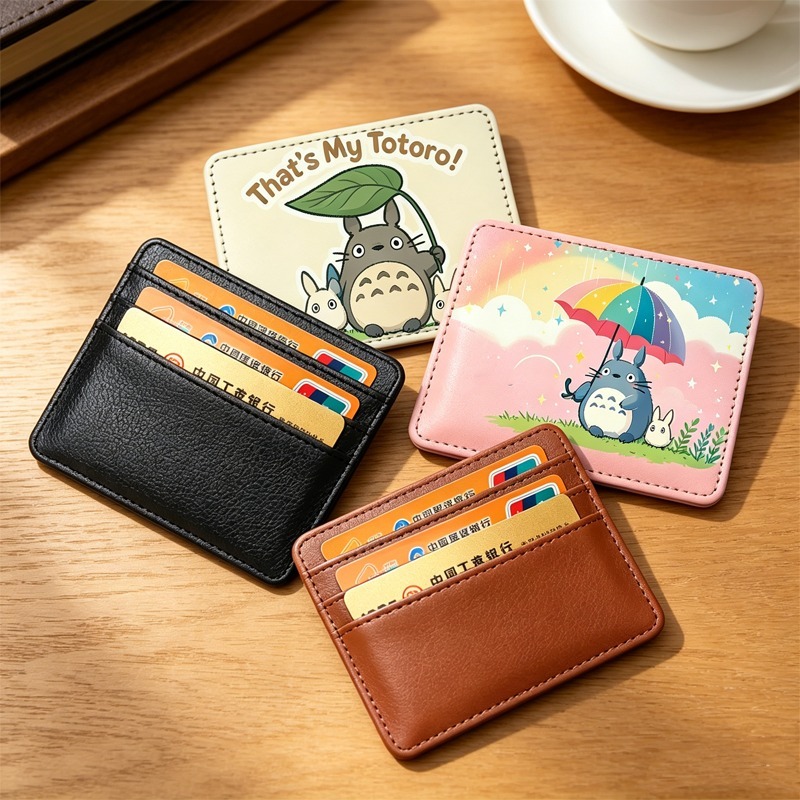 Women Bags With Wallet - Totoro Niedlicher Schlanker Ausweis- und Bankkartenhalter