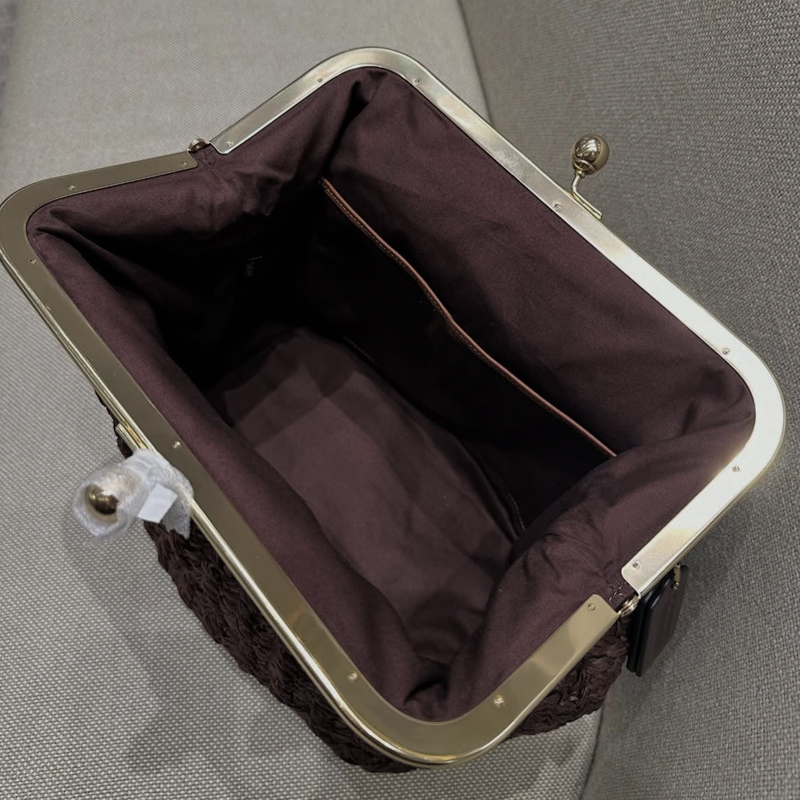 Handgewebte Kisslock-Rahmen-Sc – Women Bags On Sale Bewertung und Preis