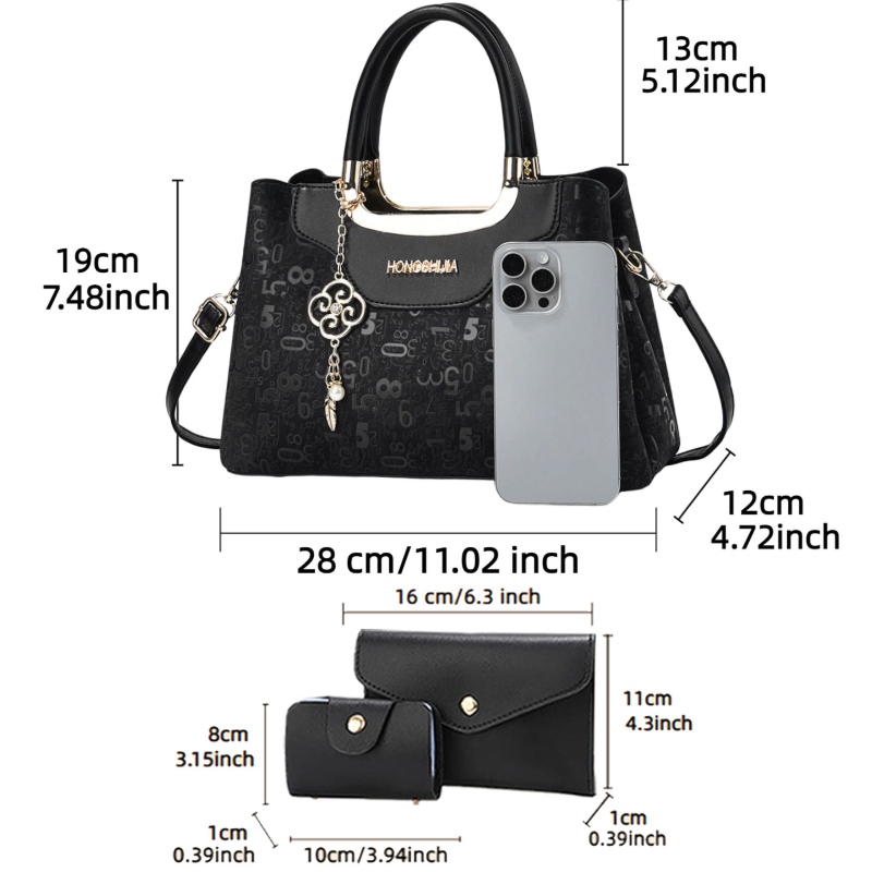 3-teiliges Modisches Damen-Han – Women Bags Crossbody Bewertung und Preis
