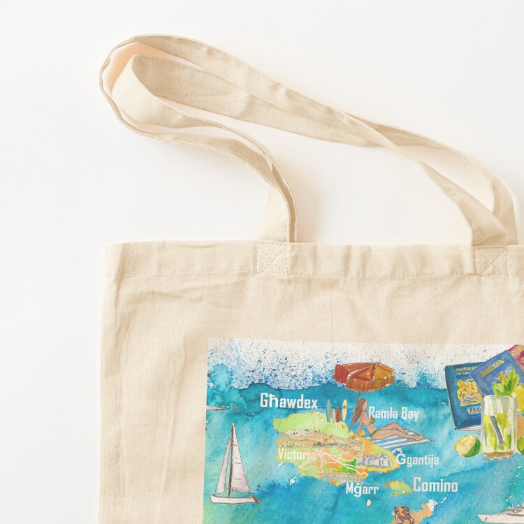 Illustrierte Malta-Inselreisek – Women Bags Malta Bewertung und Preis