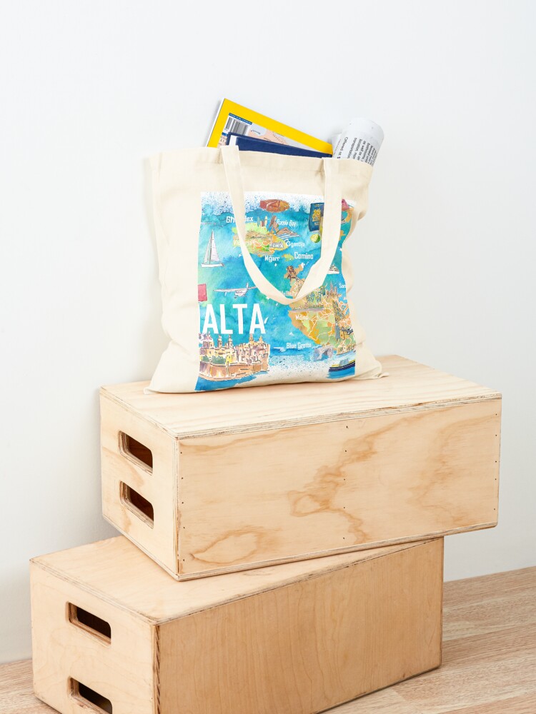 Illustrierte Malta-Inselreisek – Women Bags Malta Bewertung und Preis