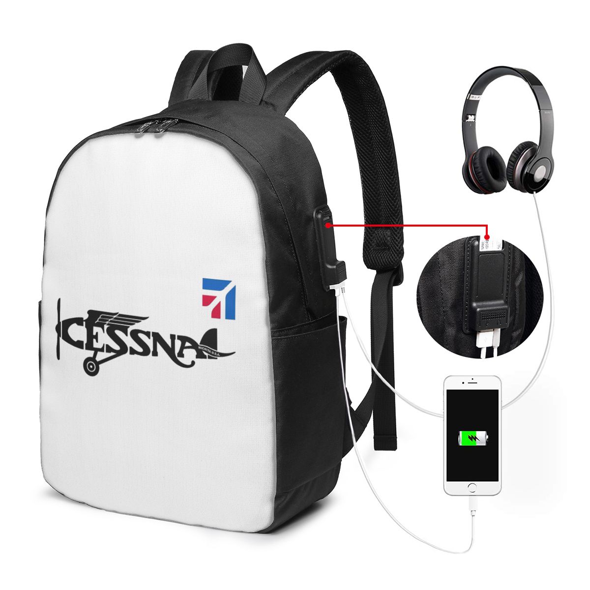 Cessna Logo Rucksack, Reisetas – Women'S Bags Travel Bewertung und Preis
