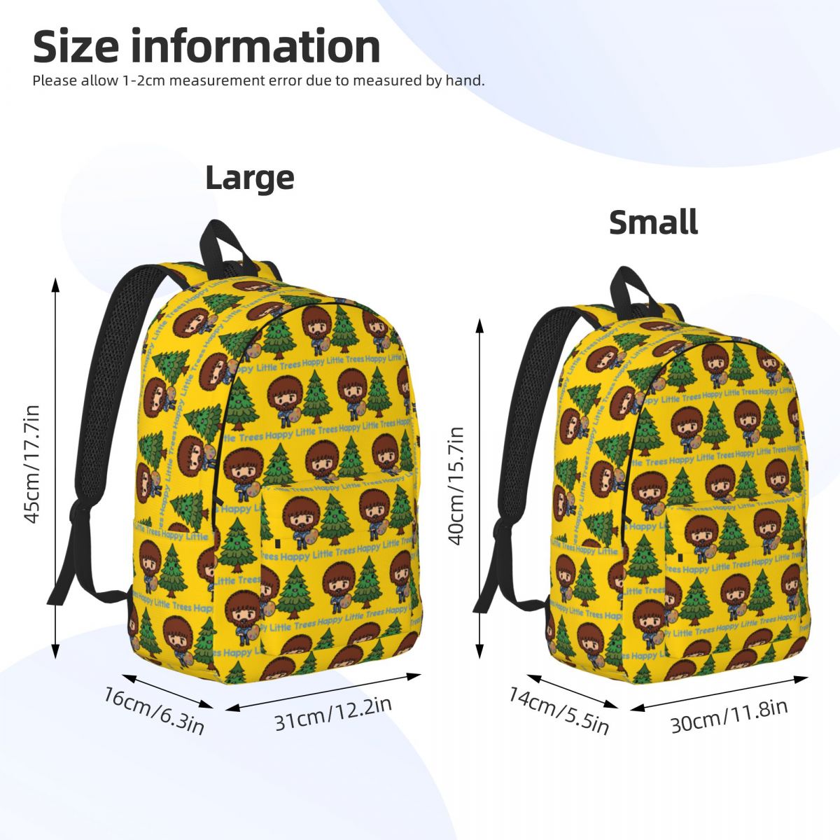 HAPPY LITTLE TREES (BOB ROSS)  – Women Bags Ross Bewertung und Preis