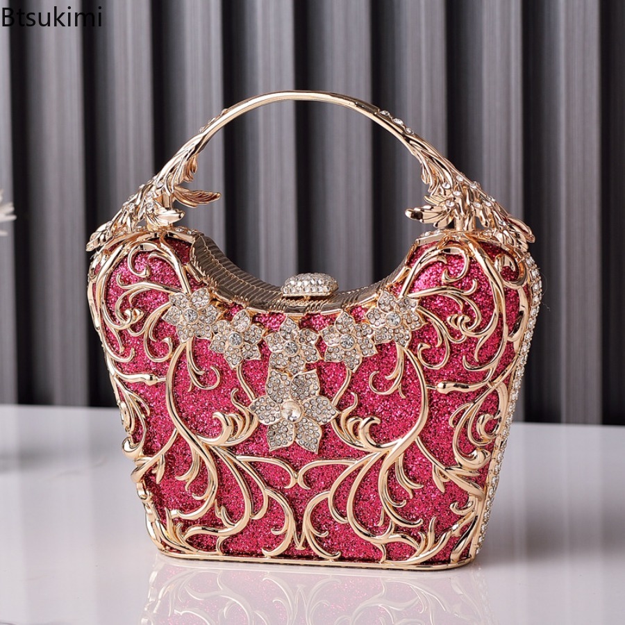 Ausgehöhlte Metall-Abendtasche – Women Bags On Sale Bewertung und Preis