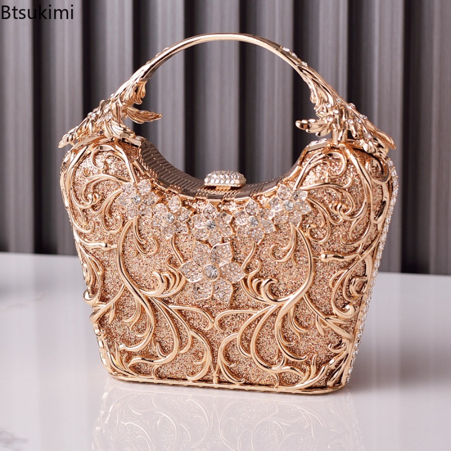 Ausgehöhlte Metall-Abendtasche – Women Bags On Sale Bewertung und Preis