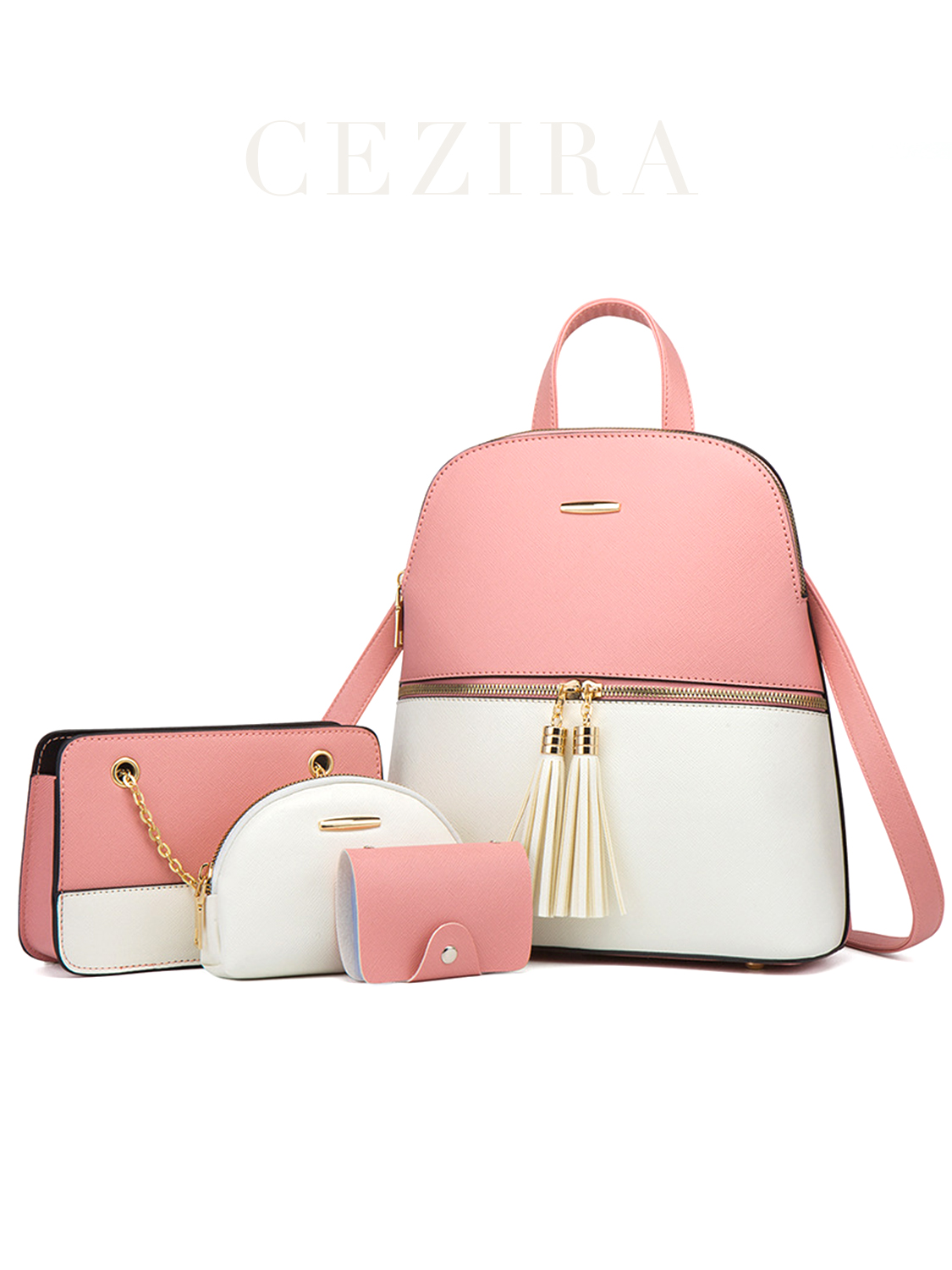 4 Stück Taschen Set Damenmode  – Women'S Vegan Bags Bewertung und Preis