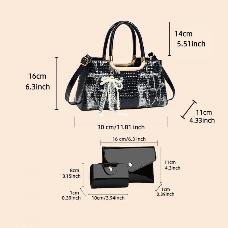 Damen-Handtaschen-Set, Abendcl – Women Bags Crossbody Bewertung und Preis