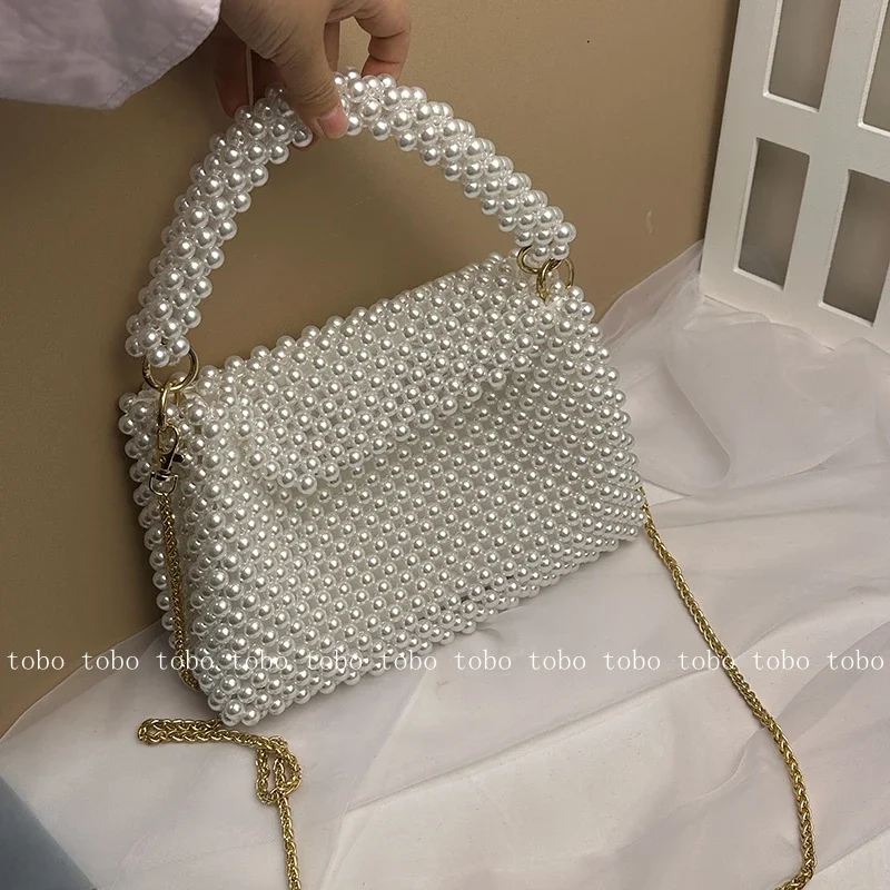 Ins Superlative Perlen Perlen  – Women Bags With Wallet Bewertung und Preis
