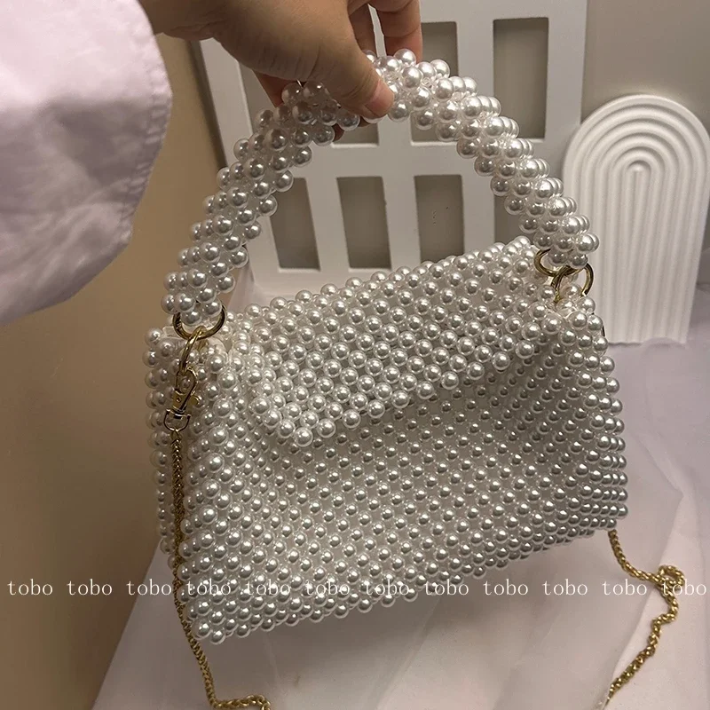 Ins Superlative Perlen Perlen  – Women Bags With Wallet Bewertung und Preis