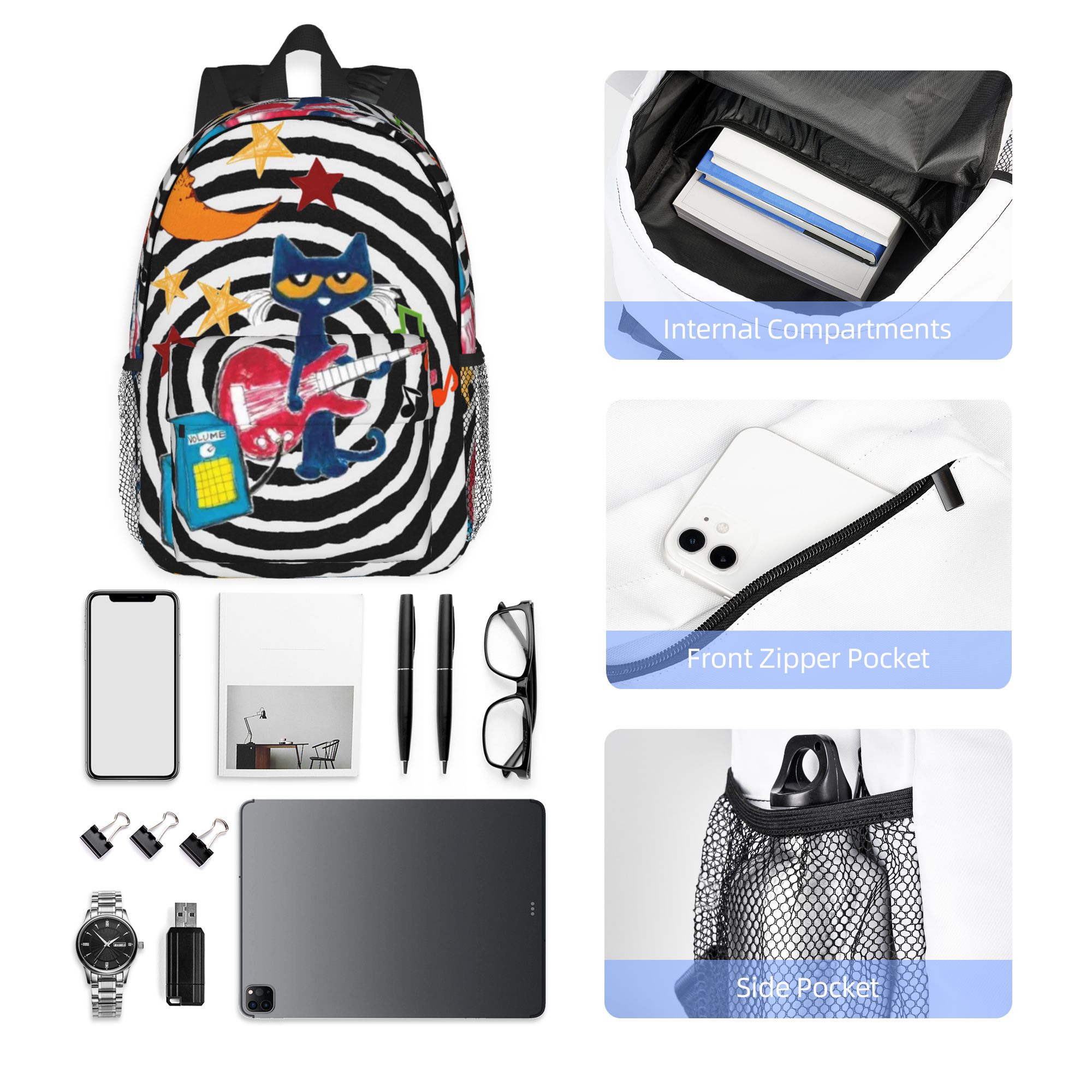Pete The Cat Rucksack, heißer  – Women Bags Discount Bewertung und Preis